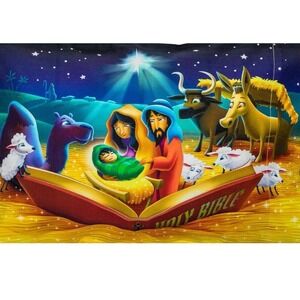 MyPillow Children's (My Pillow & Pillowcase) The Story of Baby Jesus - 12" x 18"